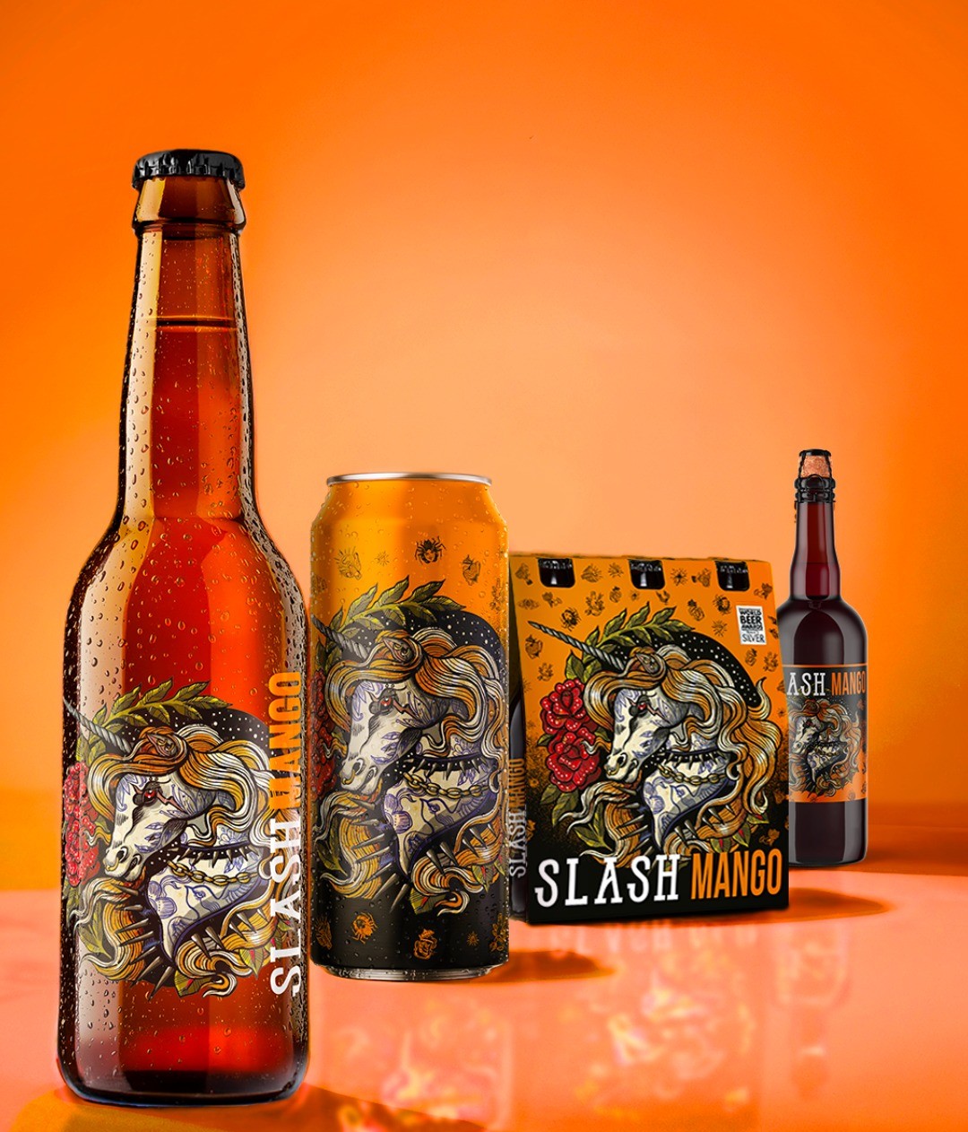 Bière à la mangue : Slash Mango par Brasserie Licorne