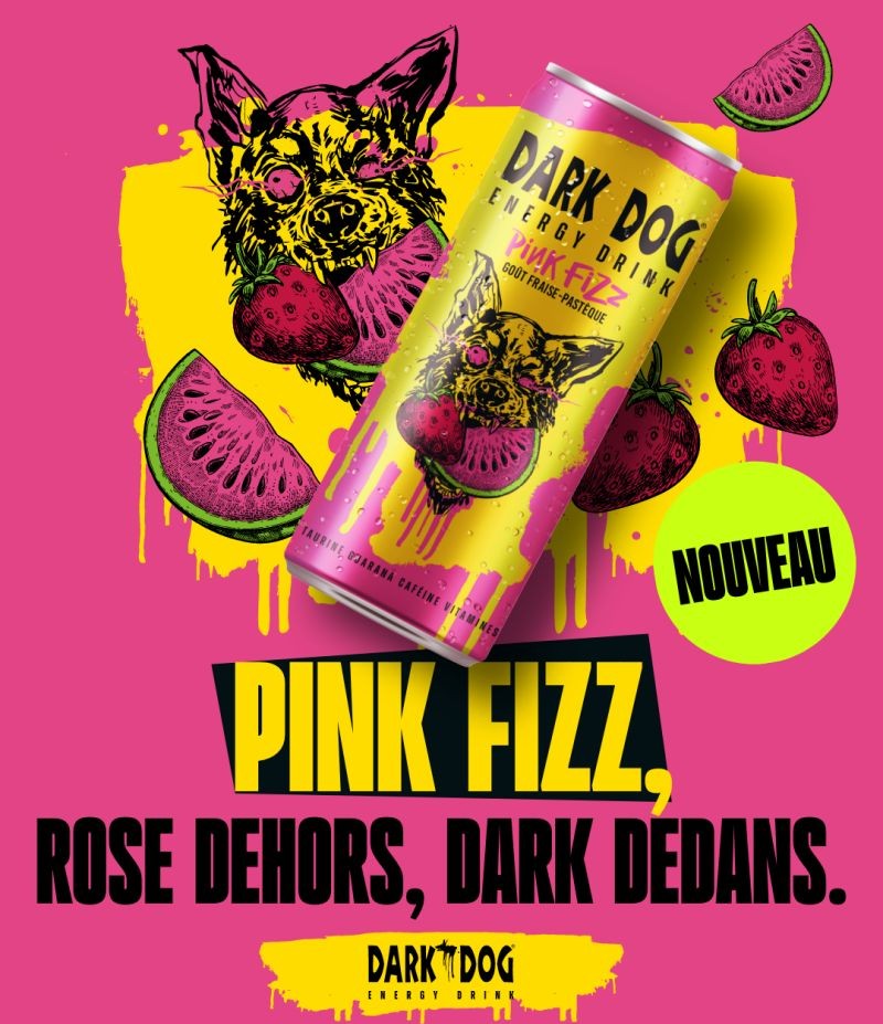 Dark Dog lance une nouvelle aromatisation avec Pink Fizz
